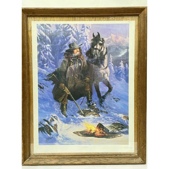 Hermon Adams "U.S. Marshal" Limited Edition Print Signed - Picture 1 of 8
